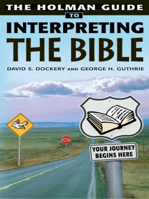 cover image of Holman Guide to Interpreting the Bible